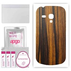 apgo apsauginis odos lipdukas nugarai, suderinamas su Samsung Galaxy S3 mini i8190, wrap plėvelė, folija, vinilas – raštas Tigrmedis kaina ir informacija | Apsauginės plėvelės telefonams | pigu.lt