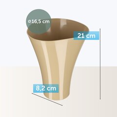 Vazonas Vazono gėlių užvalkalas 17cm dubuo kaina ir informacija | Vazonai | pigu.lt