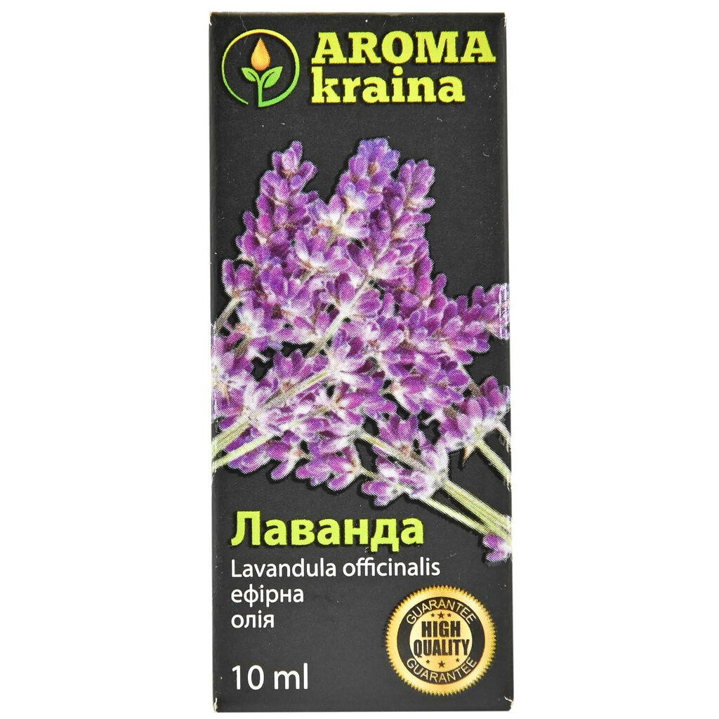 Levandų eterinis aliejus Aroma Kraina, 10 ml kaina ir informacija | Eteriniai, kosmetiniai aliejai, hidrolatai | pigu.lt