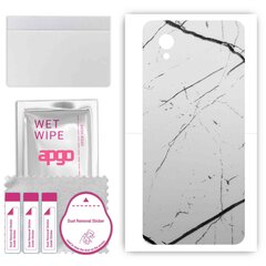 Apgo White Marble Wrap цена и информация | Защитные пленки для телефонов | pigu.lt