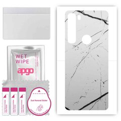 Apgo White Marble kaina ir informacija | Apsauginės plėvelės telefonams | pigu.lt