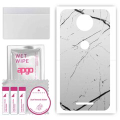 Apgo White Marble kaina ir informacija | Apsauginės plėvelės telefonams | pigu.lt