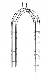 Садовая пергола Металлическая арка для цветов и роз 281см цена и информация | Беседки, навесы, тенты | pigu.lt