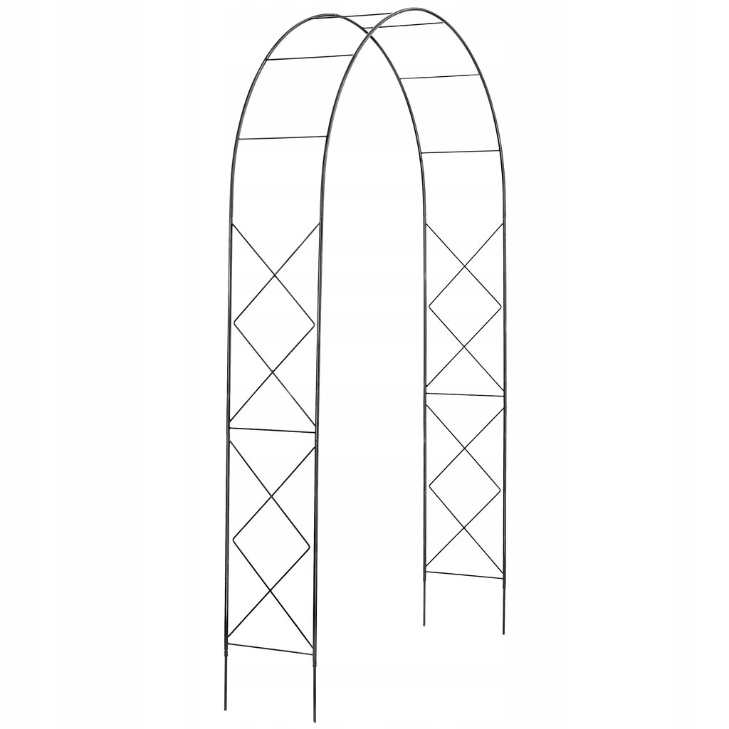 Metalinė sodo pavėsinė arka gėlėms rožėms 255cm kaina ir informacija | Gėlių stovai, vazonų laikikliai | pigu.lt
