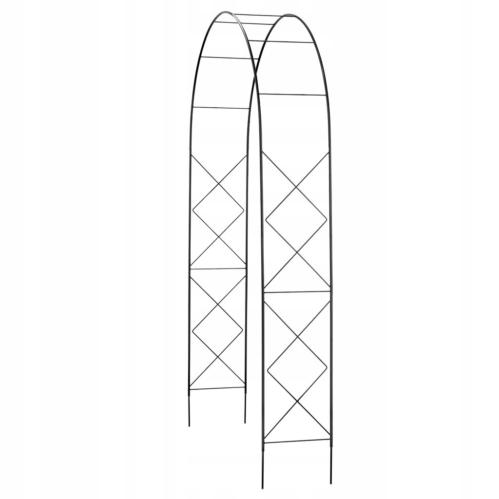 Metalinė sodo pavėsinė arka gėlėms rožėms 255cm kaina ir informacija | Gėlių stovai, vazonų laikikliai | pigu.lt