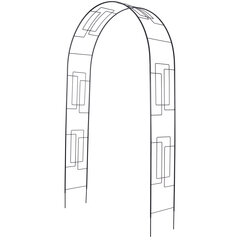 Sodo pavėsinė gėlėms, metalinė arka, rožės, 250 cm kaina ir informacija | Pavėsinės | pigu.lt