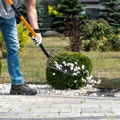 Gable 9 dantytos šakės akmenims, skaldai, metalui Garden Ergo kaina ir informacija | Sodo įrankiai | pigu.lt