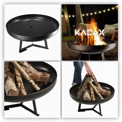 Garden Fire Pit Grill Plieninis dubuo 60cm kaina ir informacija | Gėlių stovai, vazonų laikikliai | pigu.lt