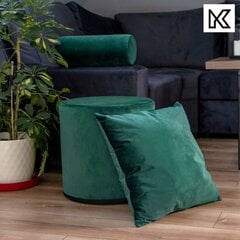 Ritininė pagalvė 40x15cm Dekoratyvinė Veliūrinė Žalia kaina ir informacija | Pagalvės | pigu.lt