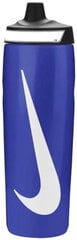 Nike Бутылка Для Воды NK Refuel Bottle Grip 24Oz Black Blue N1010867 417 N1010867 417 цена и информация | Фляги для воды | pigu.lt