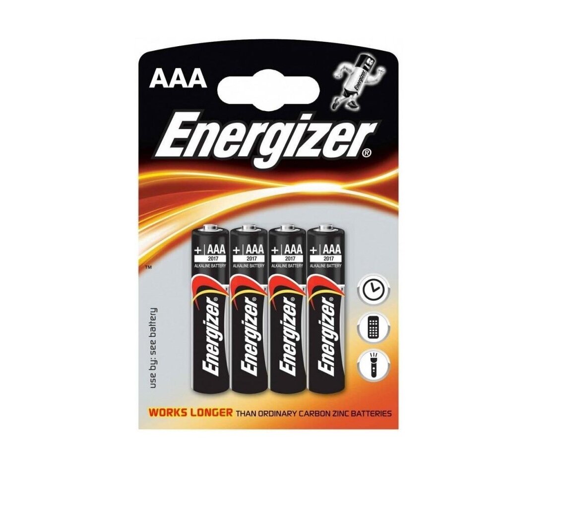 Energizer Alkaline Power LR03 elementai, 2400 mAh kaina ir informacija | Elementai | pigu.lt