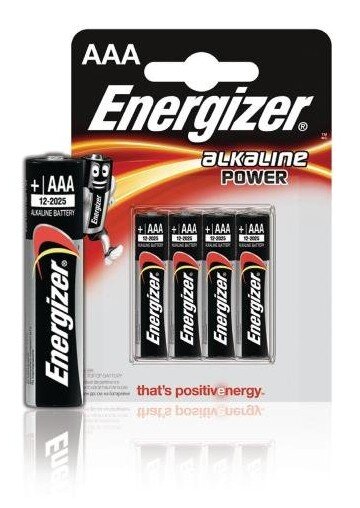 Energizer Alkaline Power LR03 elementai, 2400 mAh kaina ir informacija | Elementai | pigu.lt