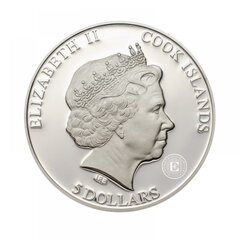 1 oz (31.10 g) sidabrinė PROOF spalvota moneta Holivudo legendos - Clark Cable, Kuko Salos 2010 kaina ir informacija | Investicinis auksas, sidabras | pigu.lt