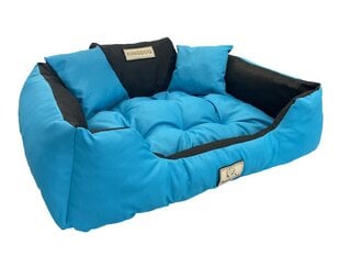 KingDog Blue Waterproof Dog Bed Couch 100x75 цена и информация | Лежаки, домики | pigu.lt