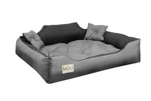 Patogi pilka šunų lova 100x75cm kaina ir informacija | Guoliai, pagalvėlės | pigu.lt