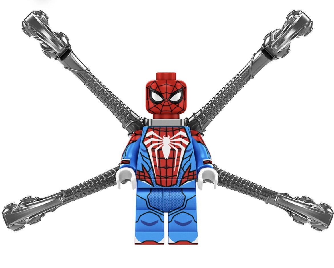 Konstruktorius Spider Man figūrėlė HeroBricks, 3vnt, 9cm kaina ir informacija | Konstruktoriai ir kaladėlės | pigu.lt