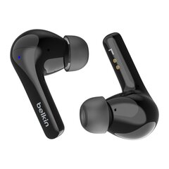 Belkin SoundForm Motion Laisvų rankų įranga True Wireless Stereo (TWS) Įkišamos į ausį Skambučiai / muzika / sportas / kasdienis Bluetooth Juoda kaina ir informacija | Ausinės | pigu.lt