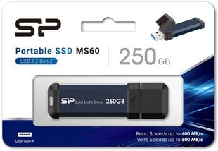Silicon Power SP250GBUF3S60VPB kaina ir informacija | Išoriniai kietieji diskai (SSD, HDD) | pigu.lt