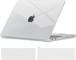 Elegantiškas "BlueSwan" klaviatūros apsaugos dėklas "MacBook Pro 13" - skaidrus kaina ir informacija | Krepšiai, kuprinės, dėklai kompiuteriams | pigu.lt