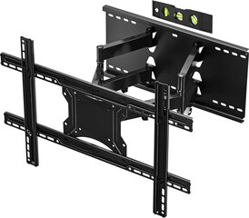 Настенное крепление BONTEC для телевизора 37-80" - Наклон и полное движение, черный цена и информация | Кронштейны и крепления для телевизоров | pigu.lt