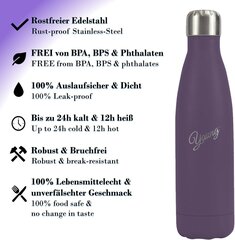 Nerūdijančio plieno butelis Young Thermal 750 ml Pearl Purple Matt kaina ir informacija | Termosai, termopuodeliai | pigu.lt