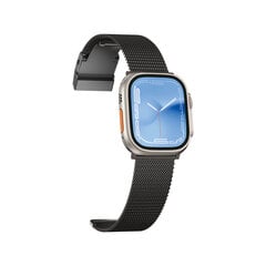 Металлический ремешок Amazing Thing Titan TM49GB для Apple Watch 49/45 черный цена и информация | Аксессуары для смарт-часов и браслетов | pigu.lt