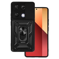 Slide Camera Armor Case, skirtas Xiaomi Redmi Note 13 Pro 4G Black kaina ir informacija | Telefono dėklai | pigu.lt