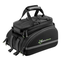 Rockbros A6-03BK bicycle bag for trunk 35 l with fold-out pockets - black kaina ir informacija | Krepšinio kamuoliai | pigu.lt