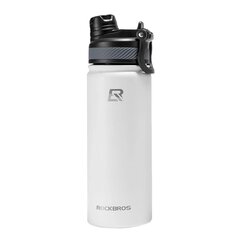 Rockbros 35210029005 bicycle thermal bottle for drinks 530 ml - white kaina ir informacija | Krepšinio kamuoliai | pigu.lt