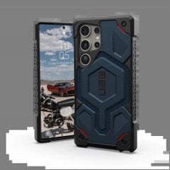 UAG Monarch Pro dėklas, skirtas Samsung Galaxy S24 Ultra 5G su magnetiniu moduliu – mėlynas kevlaras kaina ir informacija | Telefono dėklai | pigu.lt