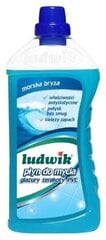 Ludwik plytelių ir PVC valiklis Sea Breeze, 1 l kaina ir informacija | Valikliai | pigu.lt