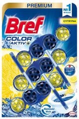 Bref Color Aktiv tualeto gaiviklis, 3x50 g цена и информация | Очистители | pigu.lt