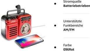 Efluky Retro Radio MD-096 kaina ir informacija | Radijo imtuvai ir žadintuvai | pigu.lt