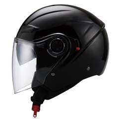 Motorolerio šalmas AMARO SHINY BLACK цена и информация | Шлемы для мотоциклистов | pigu.lt