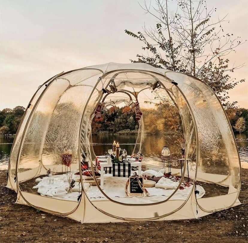 DreamTent – ​​permatoma palapinė 450x450 kaina ir informacija | Palapinės | pigu.lt