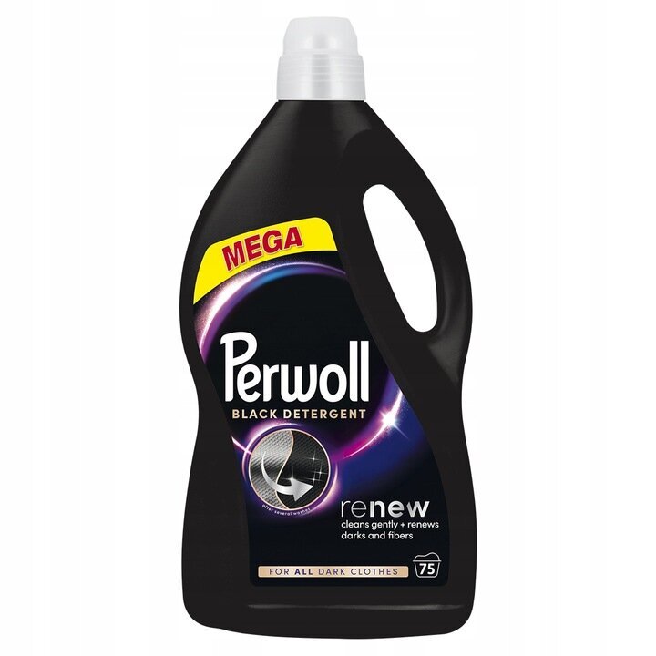 Perwoll skalbimo skystis Black Color, 150 skalbimų, 2x 3,75 l цена и информация | Skalbimo priemonės | pigu.lt