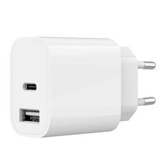 Lādētājs Gembird USB Type-C + USB Type-A White kaina ir informacija | Krovikliai telefonams | pigu.lt