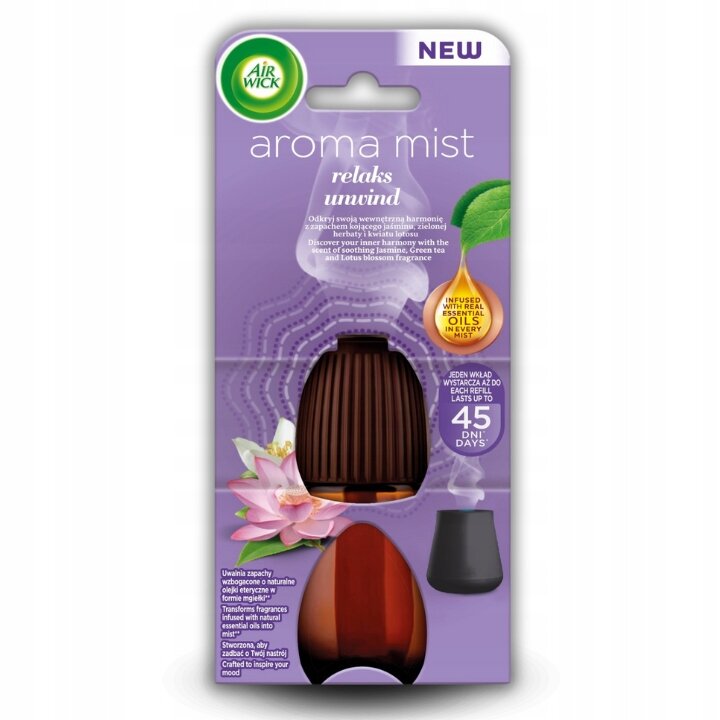 Air Wick Essential Mist MIX rinkinys, 20 ml x 6 kaina ir informacija | Oro gaivikliai | pigu.lt