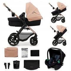 Универсальная коляска Kinderkraft Moov 2 3in1, Sand Beige цена и информация | Коляски | pigu.lt