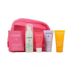 Rinkinys Caudalie Travel Essentials Set: valomosios putos, 50 ml + veido kremas, 15 ml + dušo želė, 30 ml + kūno losjonas, 30 ml kaina ir informacija | Kūno kremai, losjonai | pigu.lt