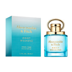 Kvapusis vanduo Abercrombie & Fitch Away Weekend EDP moterims, 50 ml kaina ir informacija | Kvepalai moterims | pigu.lt