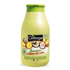 Drėkinanti dušo želė Cottage Shower Milk Pineapple & Coconut Cream, 250 ml kaina ir informacija | Dušo želė, aliejai | pigu.lt