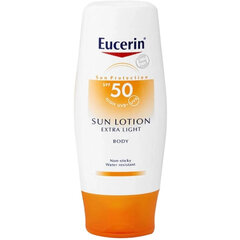 Lengvas losjonas nuo saulės Eucerin Extra-Light Sun Lotion SPF 50, 150 ml kaina ir informacija | Kremai nuo saulės | pigu.lt