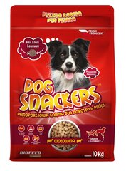 Biofeed Dog Snackers suaugusiems didelių ir vidutinių veislių šunims su jautiena, 10 kg kaina ir informacija | Sausas maistas šunims | pigu.lt