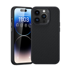 Benks Etui Magnetic Hybrid Armor Pro Kevlar 600D, skirtas Iphone 14 Pro Max juodas kaina ir informacija | Telefono dėklai | pigu.lt