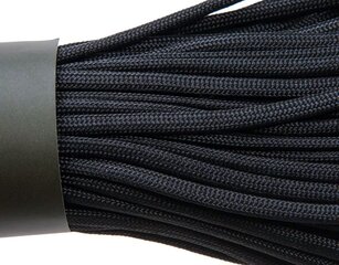 Paracord virvė Badger Outdoor, 550, 30 M, juoda цена и информация | Садовые инструменты | pigu.lt