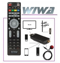 Wiwa H.265 MINI DVB-T2 цена и информация | ТВ-тюнеры | pigu.lt