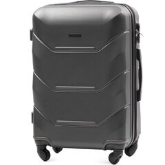 Средний чемодан Мичиган, темно-серый цена и информация | Чемоданы, дорожные сумки | pigu.lt