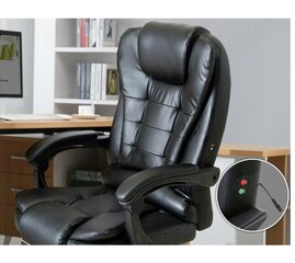 Biuro kėdė Belsi, juoda цена и информация | Офисные кресла | pigu.lt