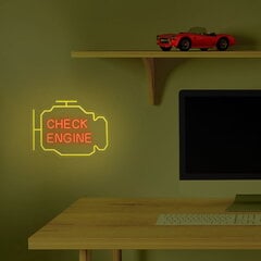 Neoninis PLEXI LED CHECK ENGINE geltonas raudonas NNE21 Neolia kaina ir informacija | LED juostos | pigu.lt